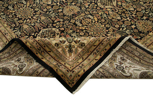 Tebriz Bej Klasik Pamuk Yün El Dokuma Halısı 360x543 Agacan