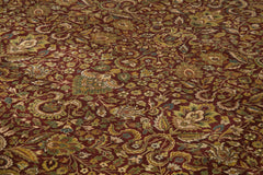 Tebriz Kırmızı Klasik Pamuk Yün El Dokuma Halısı 373x463 Agacan