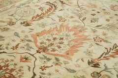 Tebriz Bej Klasik Pamuk Yün El Dokuma Halısı 360x548 Agacan