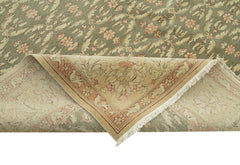 Tebriz Bej Klasik Pamuk Yün El Dokuma Halısı 367x463 Agacan