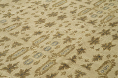 Tebriz Bej Klasik Pamuk Yün El Dokuma Halısı 359x440 Agacan