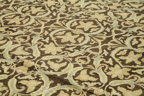 Tebriz Bej Klasik Pamuk Yün El Dokuma Halısı 405x554 Agacan