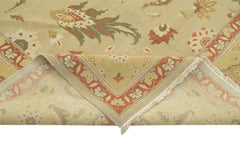 Tebriz Bej Klasik Pamuk Yün El Dokuma Halısı 358x495 Agacan