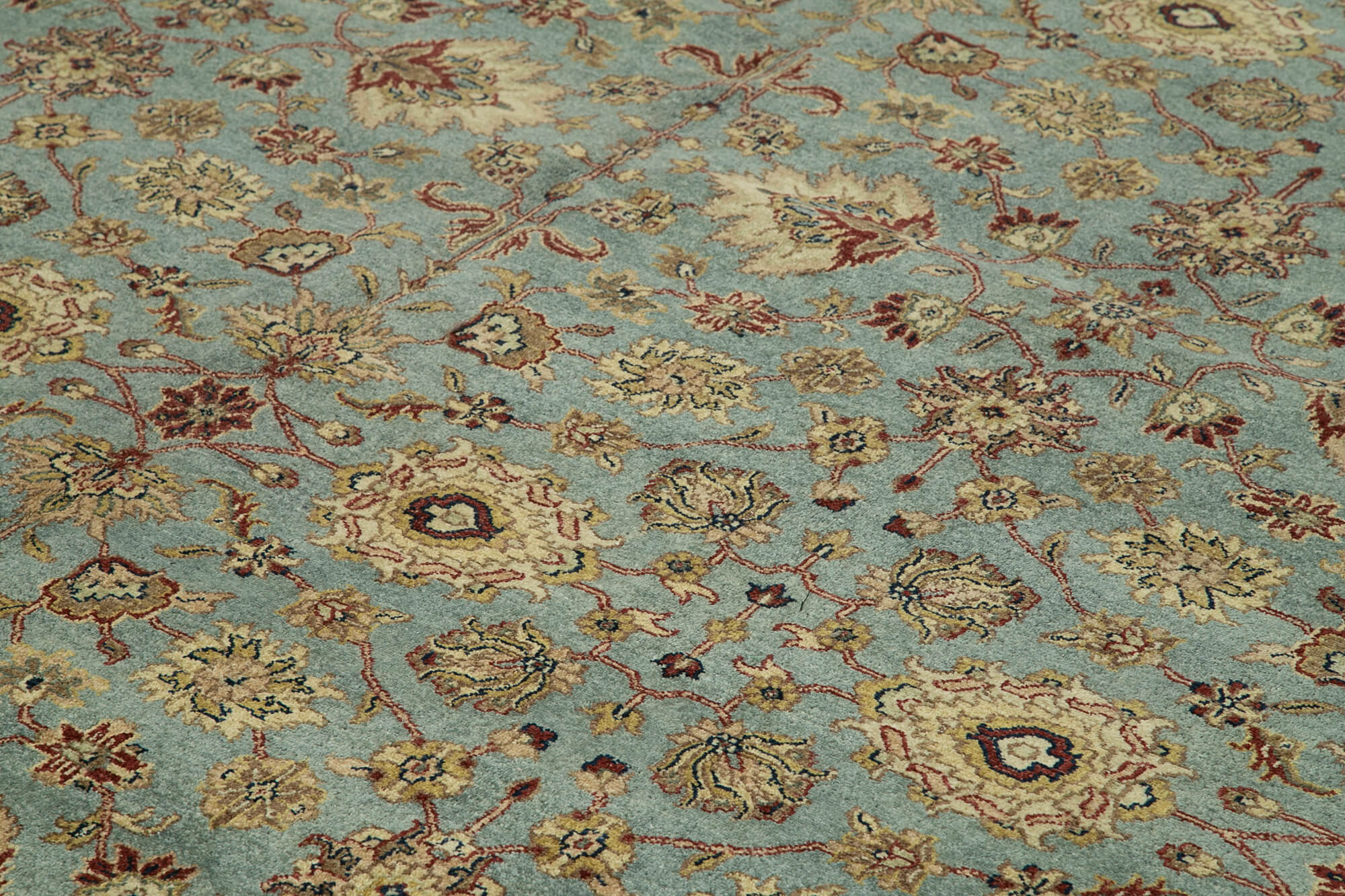 Tebriz Kahverengi Klasik Pamuk Yün El Dokuma Halısı 326x469 Agacan