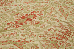 Tebriz Bej Klasik Pamuk Yün El Dokuma Halısı 372x485 Agacan