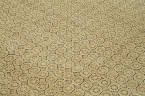 Tebriz Bej Klasik Pamuk Yün El Dokuma Halısı 358x566 Agacan