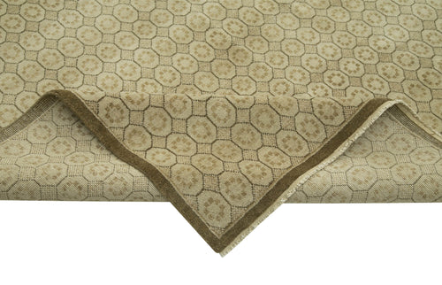 Tebriz Bej Klasik Pamuk Yün El Dokuma Halısı 358x566 Agacan