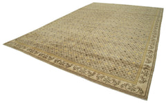 Tebriz Bej Klasik Pamuk Yün El Dokuma Halısı 360x520 Agacan