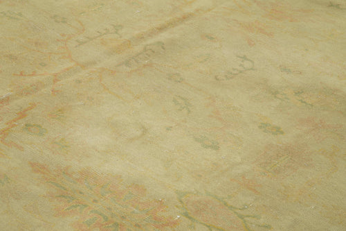 Tebriz Bej Klasik Pamuk Yün El Dokuma Halısı 385x513 Agacan