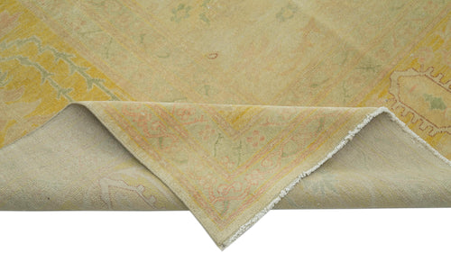 Tebriz Bej Klasik Pamuk Yün El Dokuma Halısı 385x513 Agacan