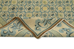 Tebriz Bej Klasik Pamuk Yün El Dokuma Halısı 362x541 Agacan