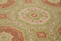 Tebriz Bej Klasik Pamuk Yün El Dokuma Halısı 369x515 Agacan