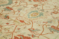 Tebriz Bej Klasik Pamuk Yün El Dokuma Halısı 347x528 Agacan