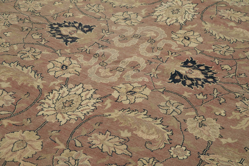 Tebriz Bej Klasik Pamuk Yün El Dokuma Halısı 400x490 Agacan