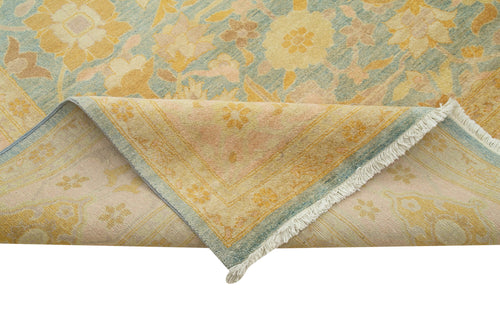 Tebriz Bej Klasik Pamuk Yün El Dokuma Halısı 312x434 Agacan