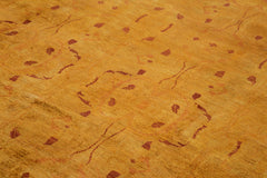 Tebriz Turuncu Klasik Pamuk Yün El Dokuma Halısı 305x485 Agacan