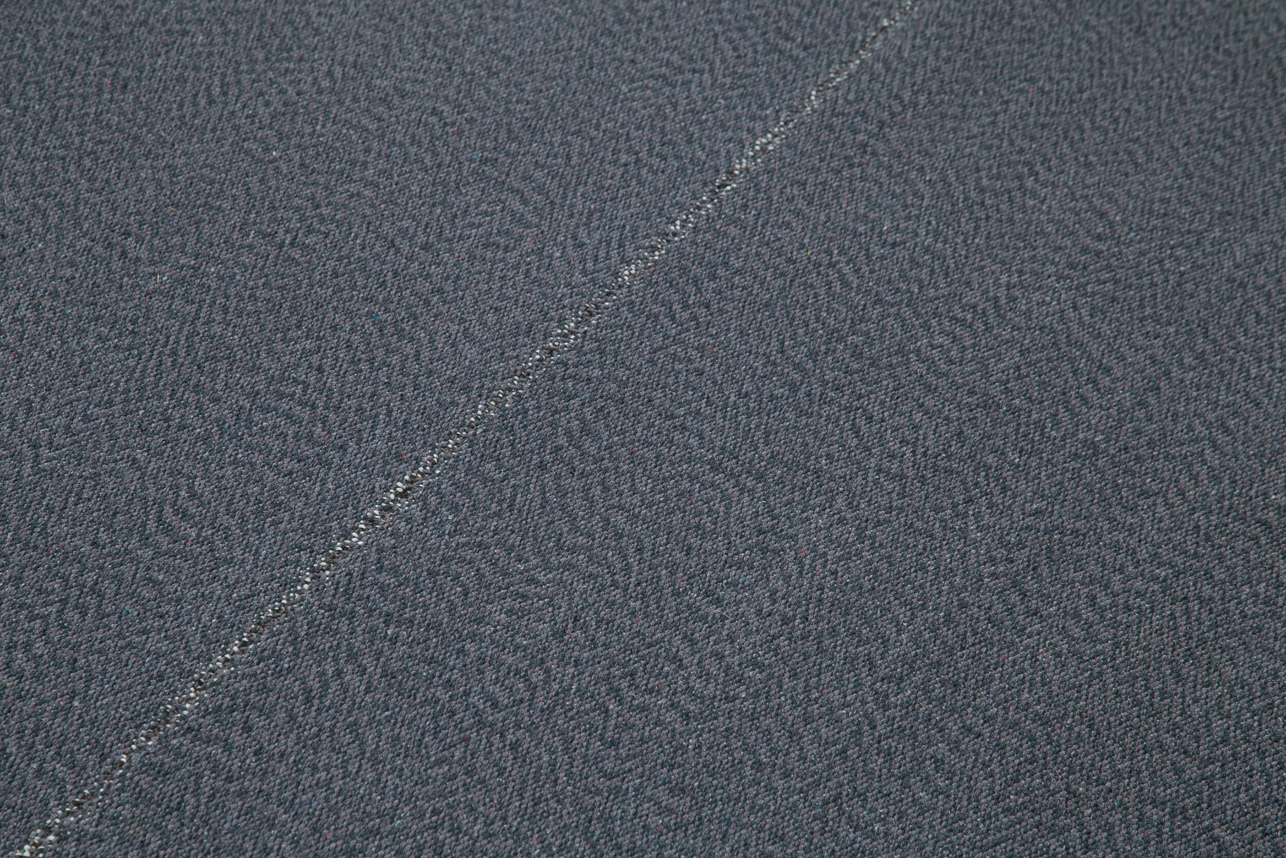 Vintage Flatweave Gri Eskitme Pamuk Yün El Dokuma Halısı 276x363 Agacan