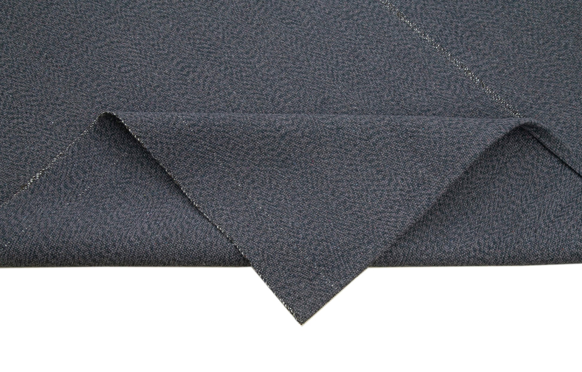 Vintage Flatweave Gri Eskitme Pamuk Yün El Dokuma Halısı 276x363 Agacan