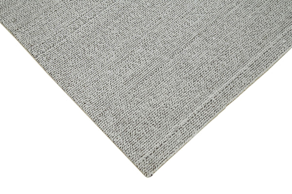 Vintage Flatweave Bej Eskitme Pamuk Yün El Dokuma Halısı 272x360 Agacan