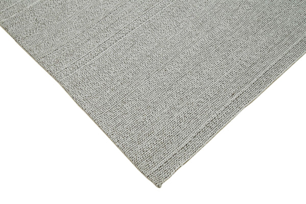 Vintage Flatweave Bej Eskitme Pamuk Yün El Dokuma Halısı 272x358 Agacan