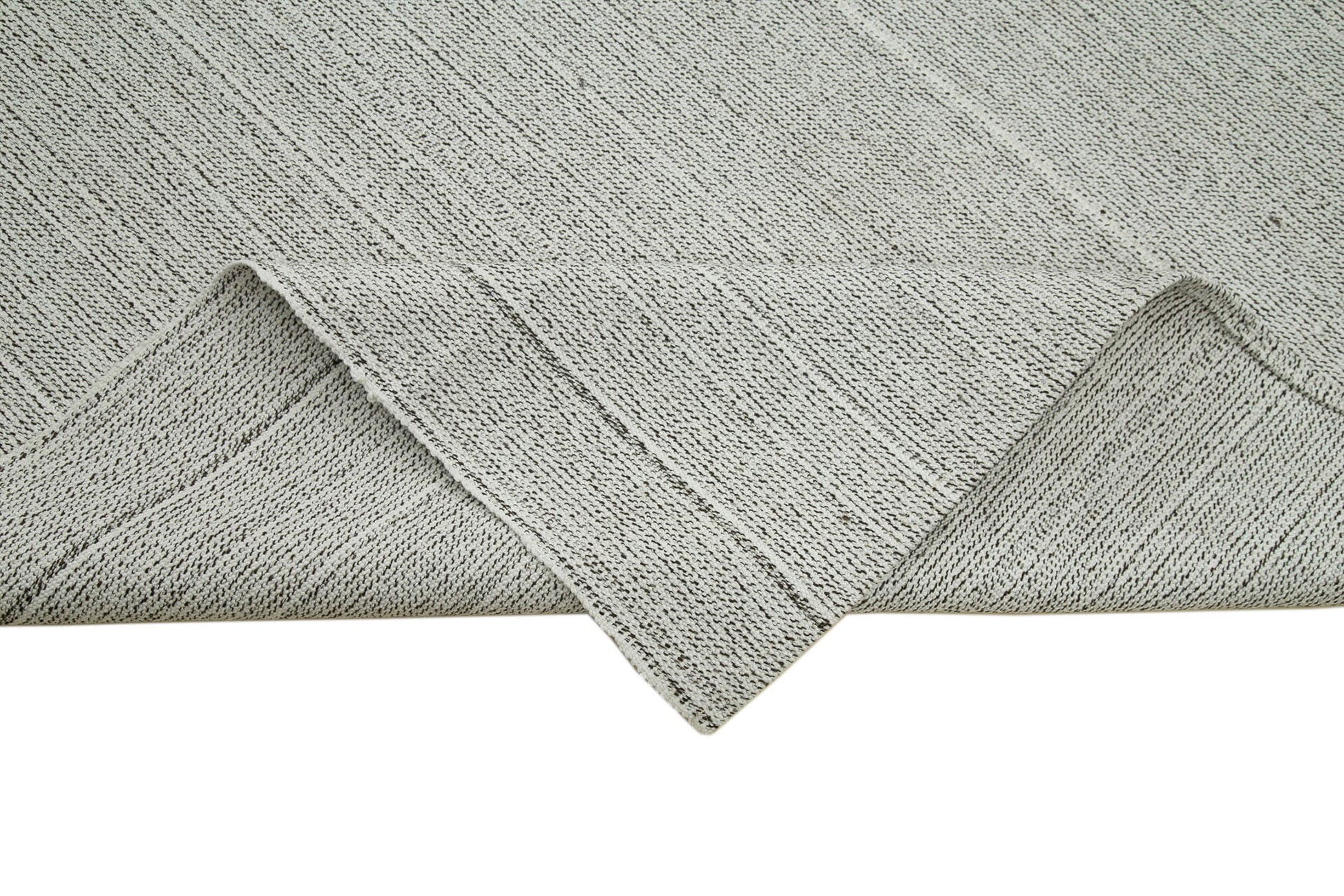 Vintage Flatweave Bej Eskitme Pamuk Yün El Dokuma Halısı 304x413 Agacan