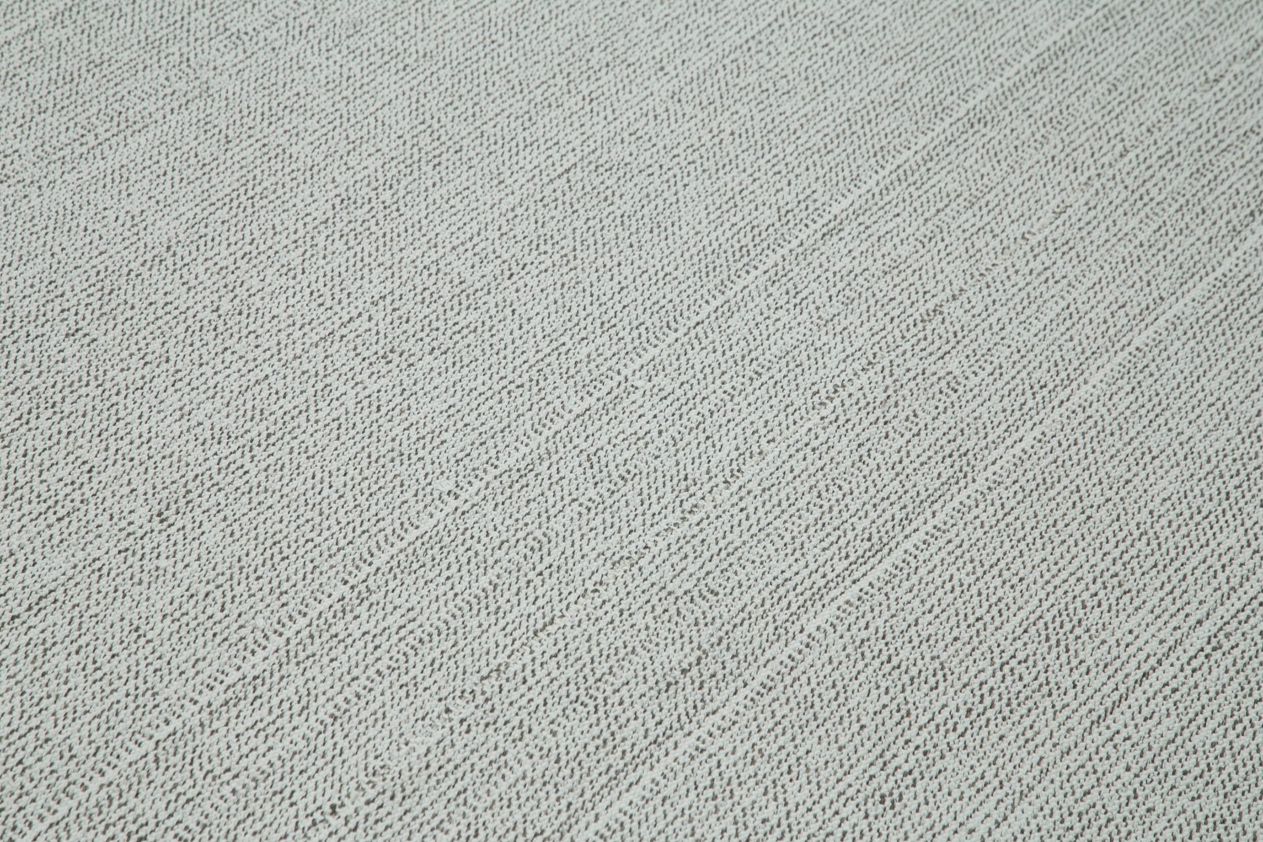 Vintage Flatweave Bej Eskitme Pamuk Yün El Dokuma Halısı 305x362 Agacan