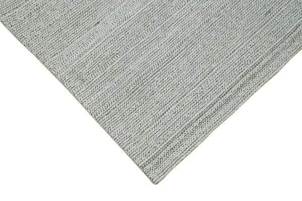 Vintage Flatweave Bej Eskitme Pamuk Yün El Dokuma Halısı 305x418 Agacan
