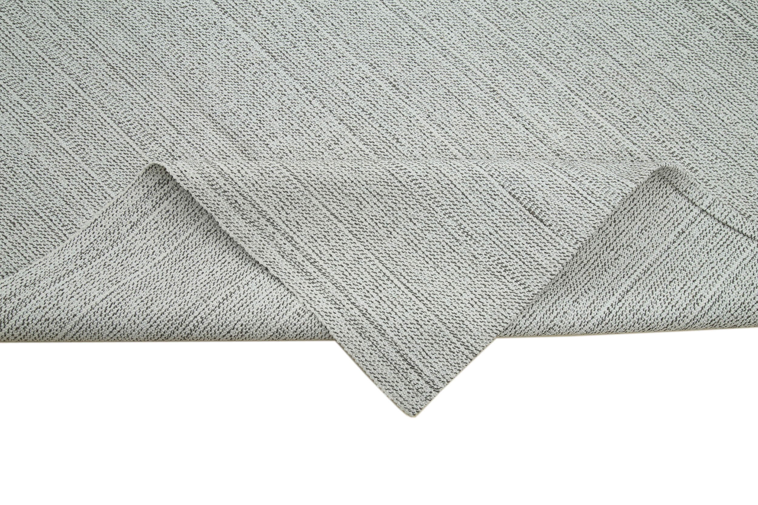 Vintage Flatweave Bej Eskitme Pamuk Yün El Dokuma Halısı 305x418 Agacan