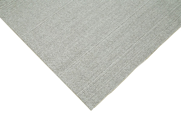 Vintage Flatweave Bej Eskitme Pamuk Yün El Dokuma Halısı 306x431 Agacan