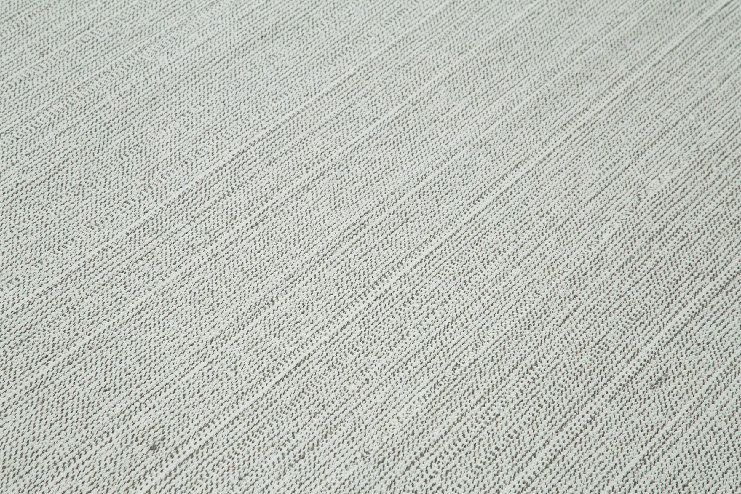 Vintage Flatweave Bej Eskitme Pamuk Yün El Dokuma Halısı 304x393 Agacan