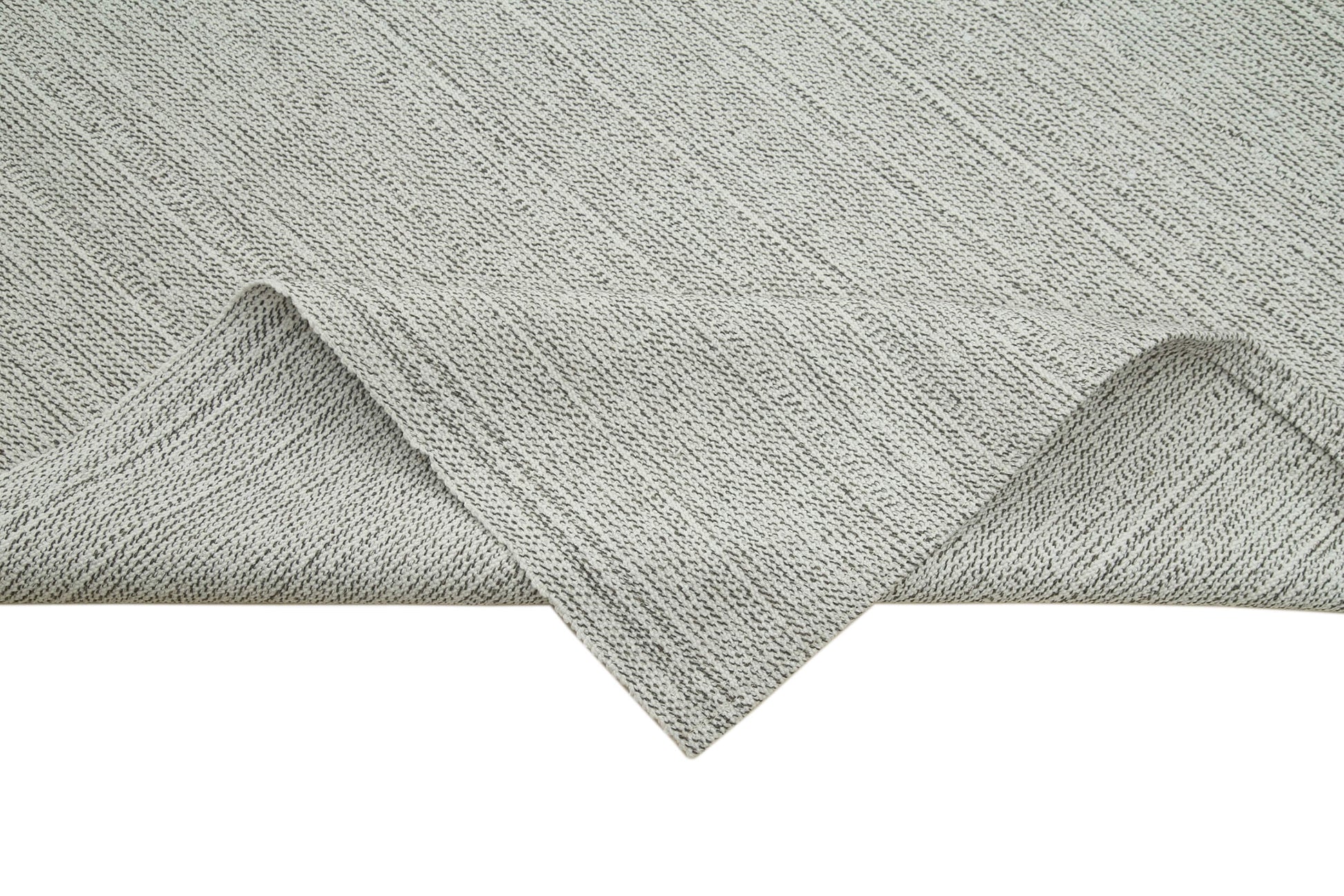 Vintage Flatweave Bej Eskitme Pamuk Yün El Dokuma Halısı 304x393 Agacan