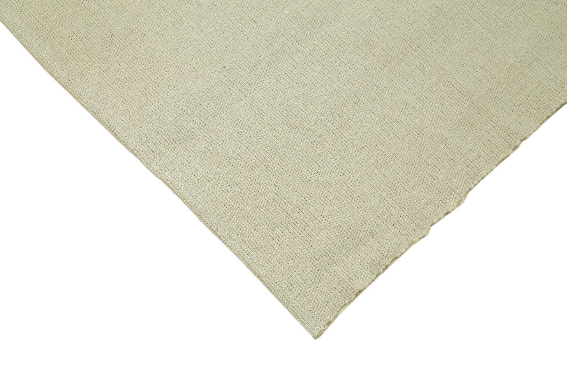 Vintage Flatweave Bej Eskitme Pamuk Yün El Dokuma Halısı 280x326 Agacan