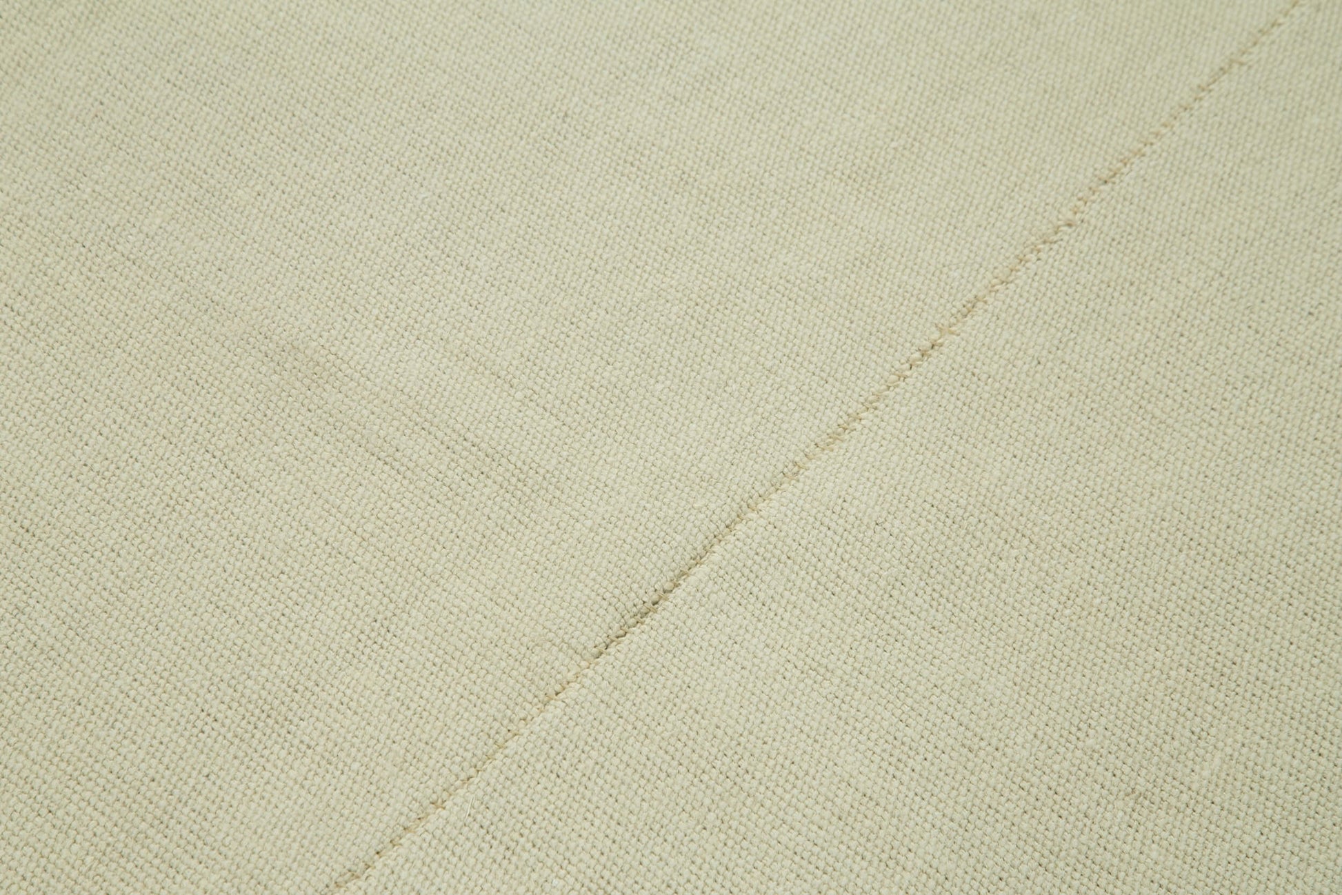 Vintage Flatweave Bej Eskitme Pamuk Yün El Dokuma Halısı 280x326 Agacan