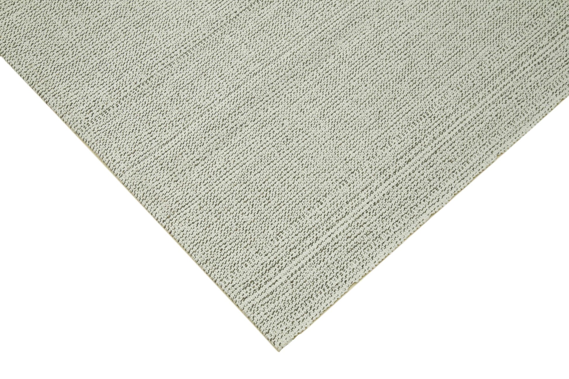 Vintage Flatweave Bej Eskitme Pamuk Yün El Dokuma Halısı 305x372 Agacan