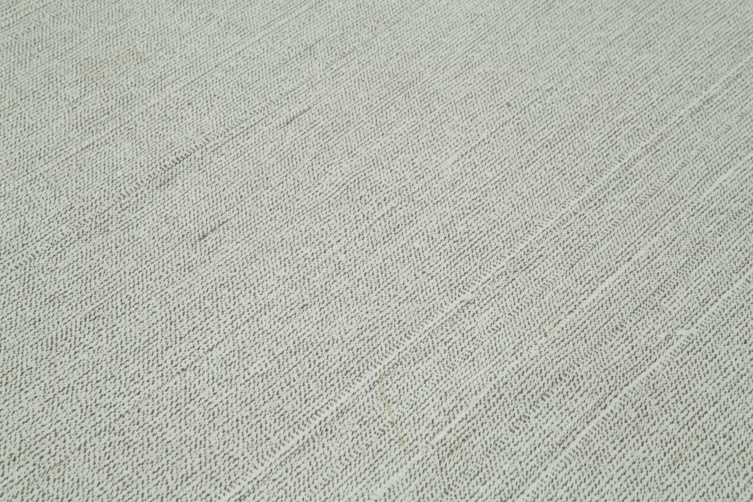 Vintage Flatweave Bej Eskitme Pamuk Yün El Dokuma Halısı 306x415 Agacan