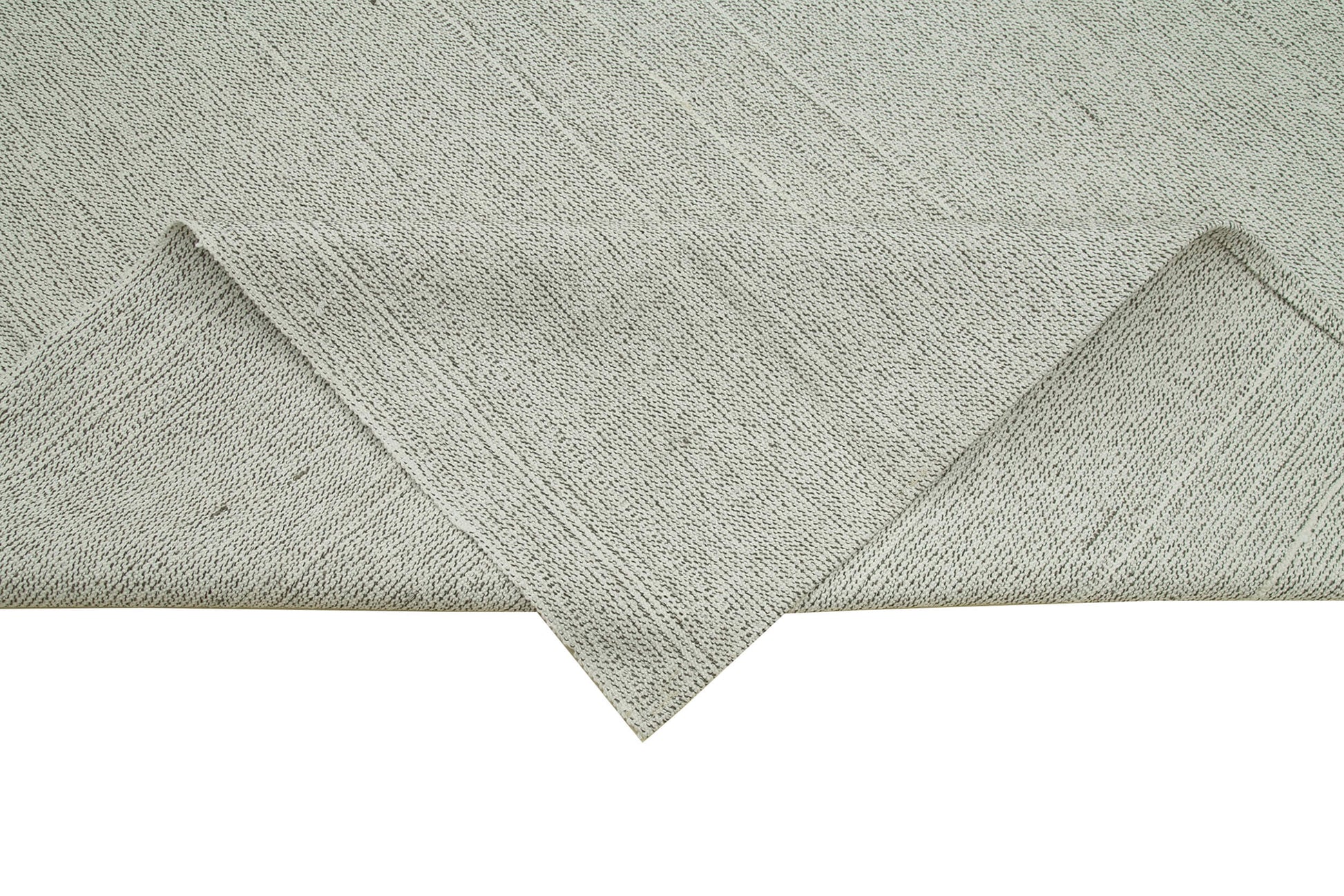 Vintage Flatweave Bej Eskitme Pamuk Yün El Dokuma Halısı 306x415 Agacan