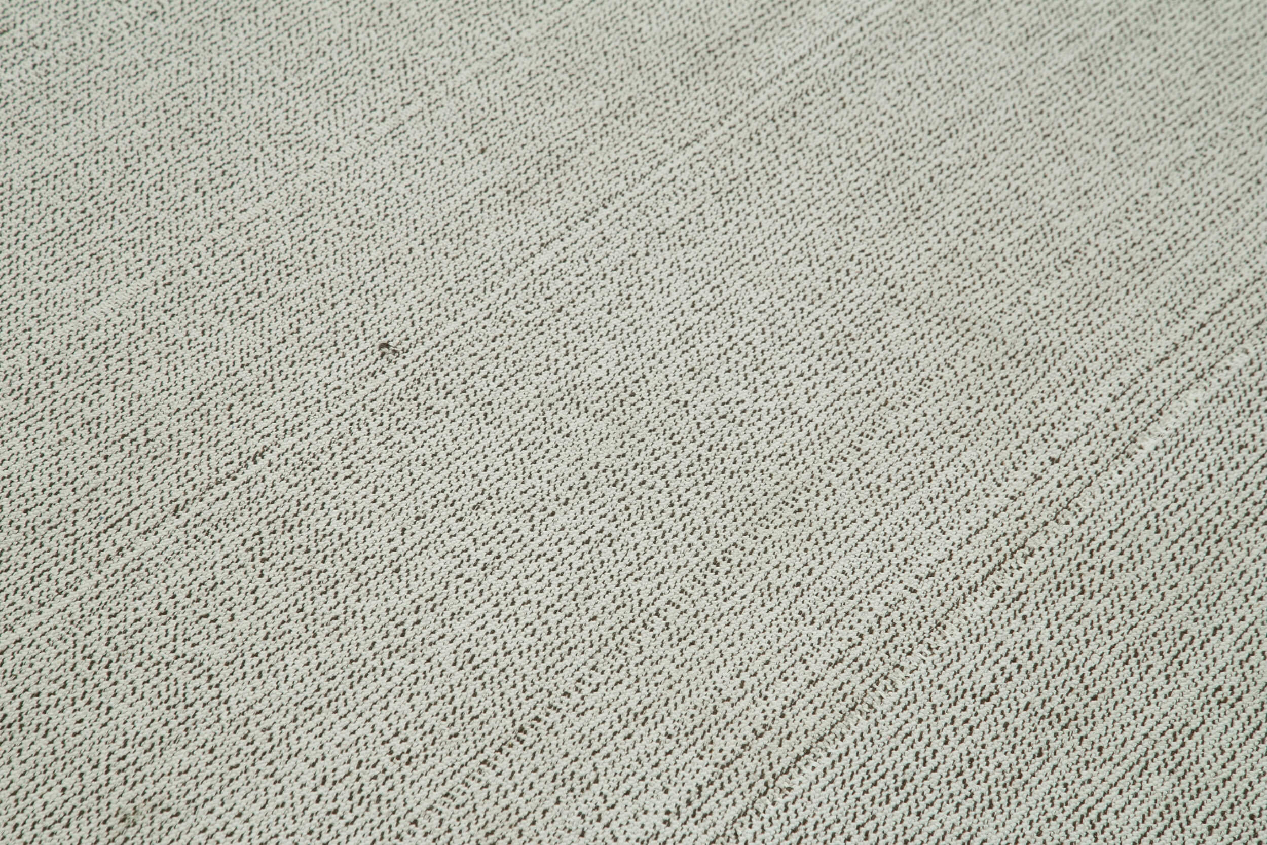 Vintage Flatweave Gri Eskitme Pamuk Yün El Dokuma Halısı 273x366 Agacan