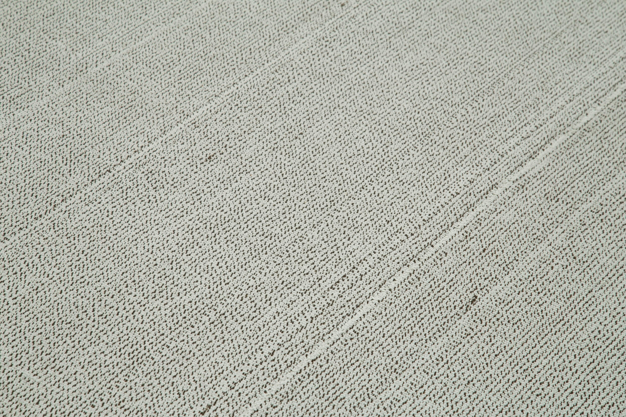 Vintage Flatweave Gri Eskitme Pamuk Yün El Dokuma Halısı 272x360 Agacan