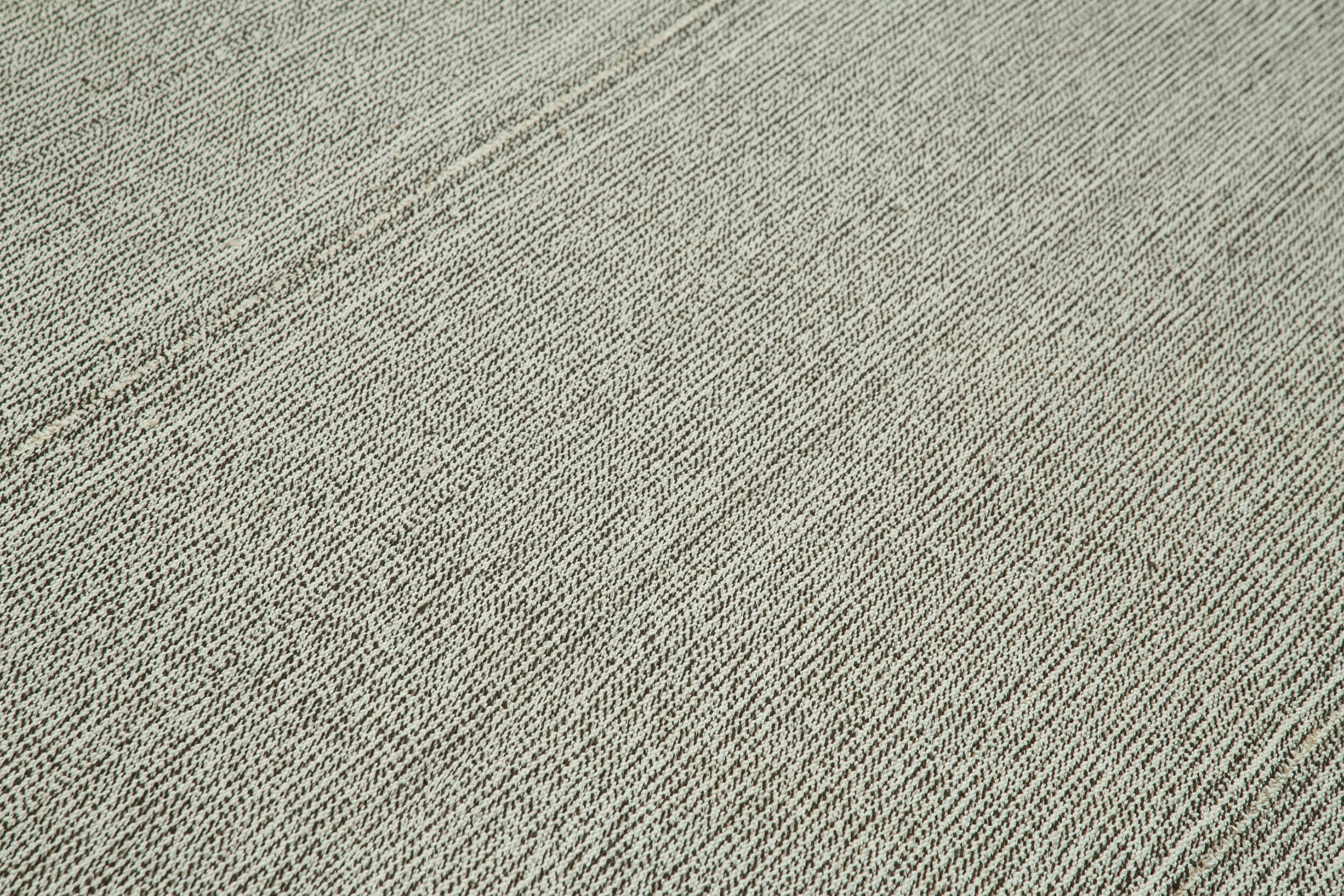 Vintage Flatweave Gri Eskitme Pamuk Yün El Dokuma Halısı 238x354 Agacan