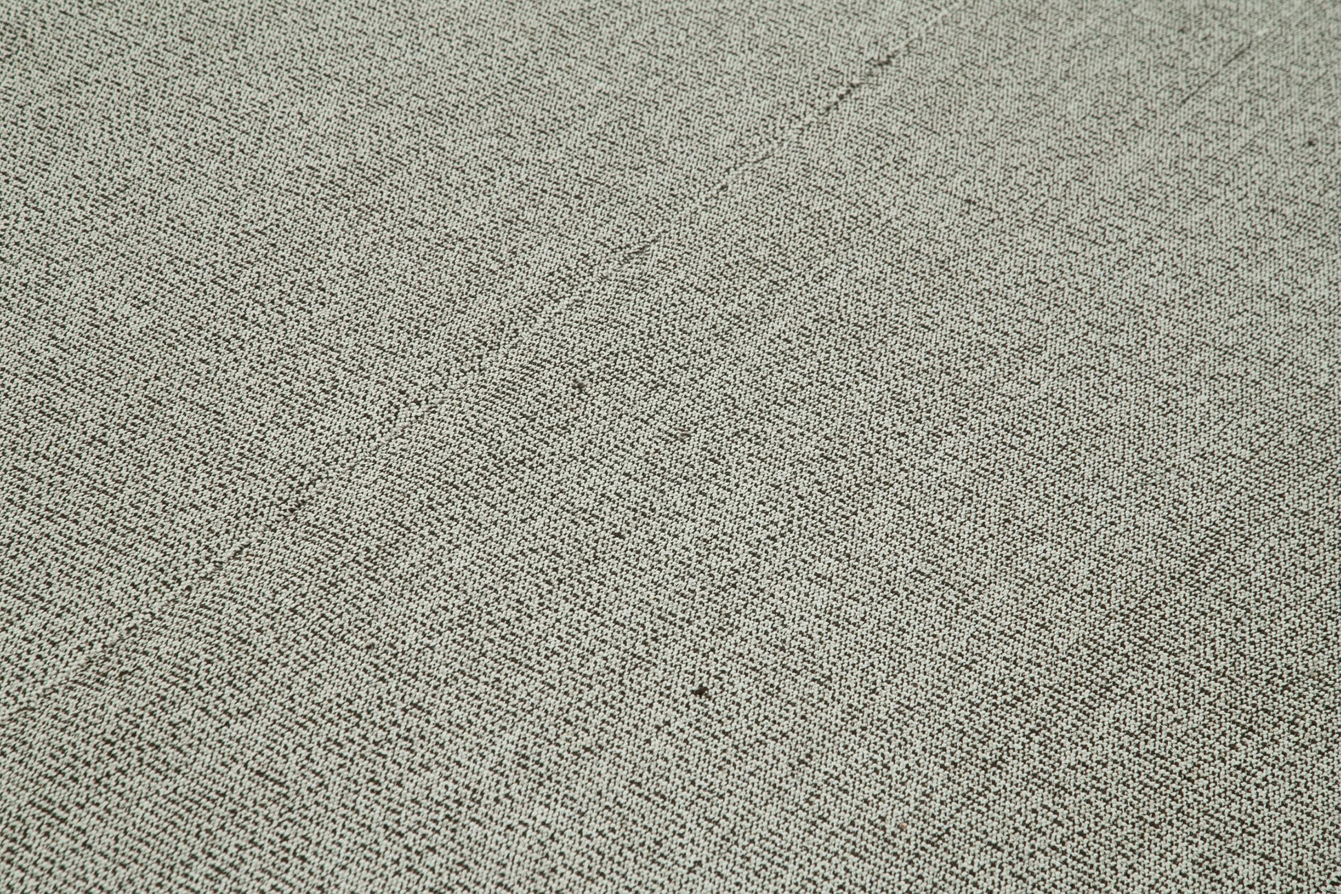 Vintage Flatweave Gri Eskitme Pamuk Yün El Dokuma Halısı 260x362 Agacan