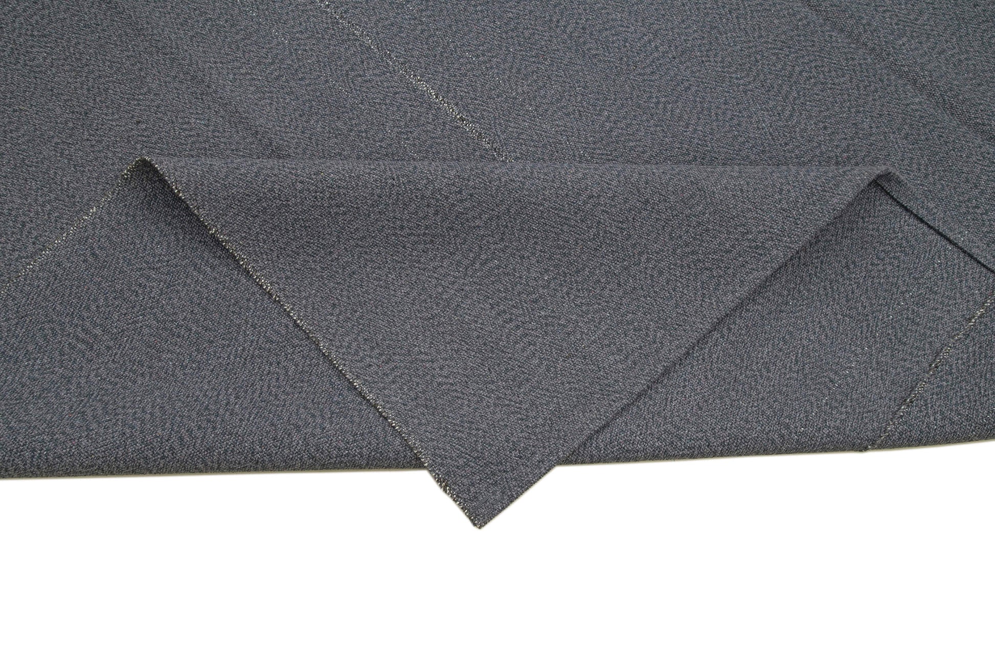 Vintage Flatweave Gri Eskitme Pamuk Yün El Dokuma Halısı 275x369 Agacan