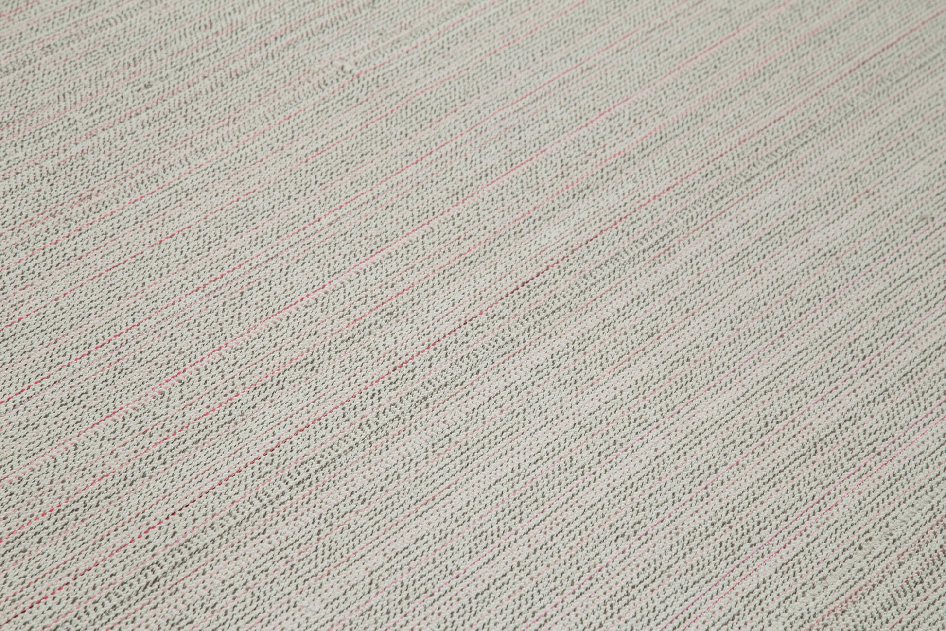 Vintage Flatweave Bej Eskitme Pamuk Yün El Dokuma Halısı 270x396 Agacan