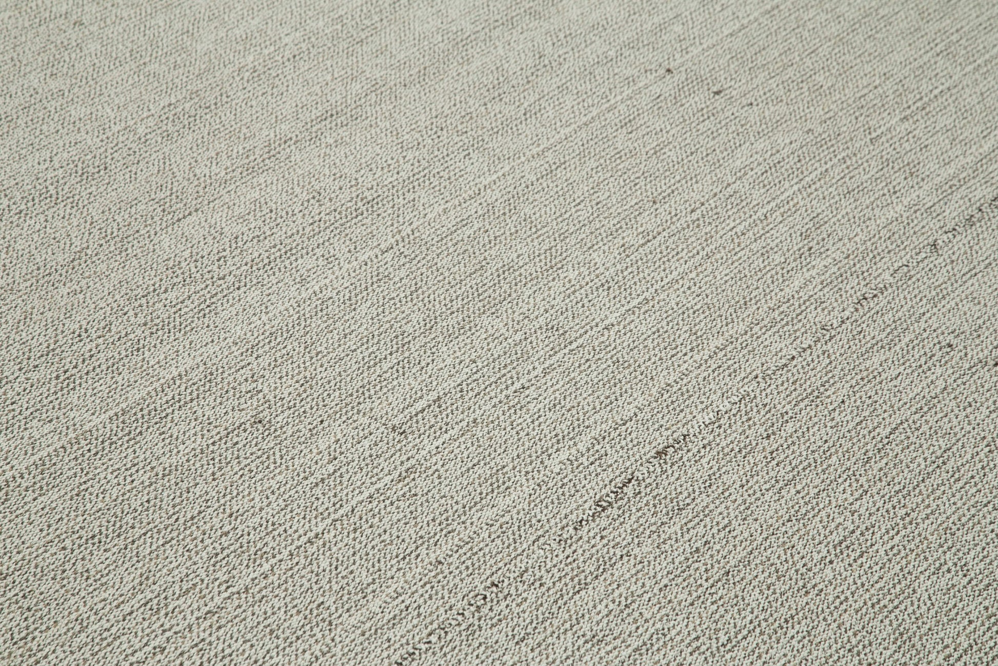 Vintage Flatweave Bej Eskitme Pamuk Yün El Dokuma Halısı 316x382 Agacan