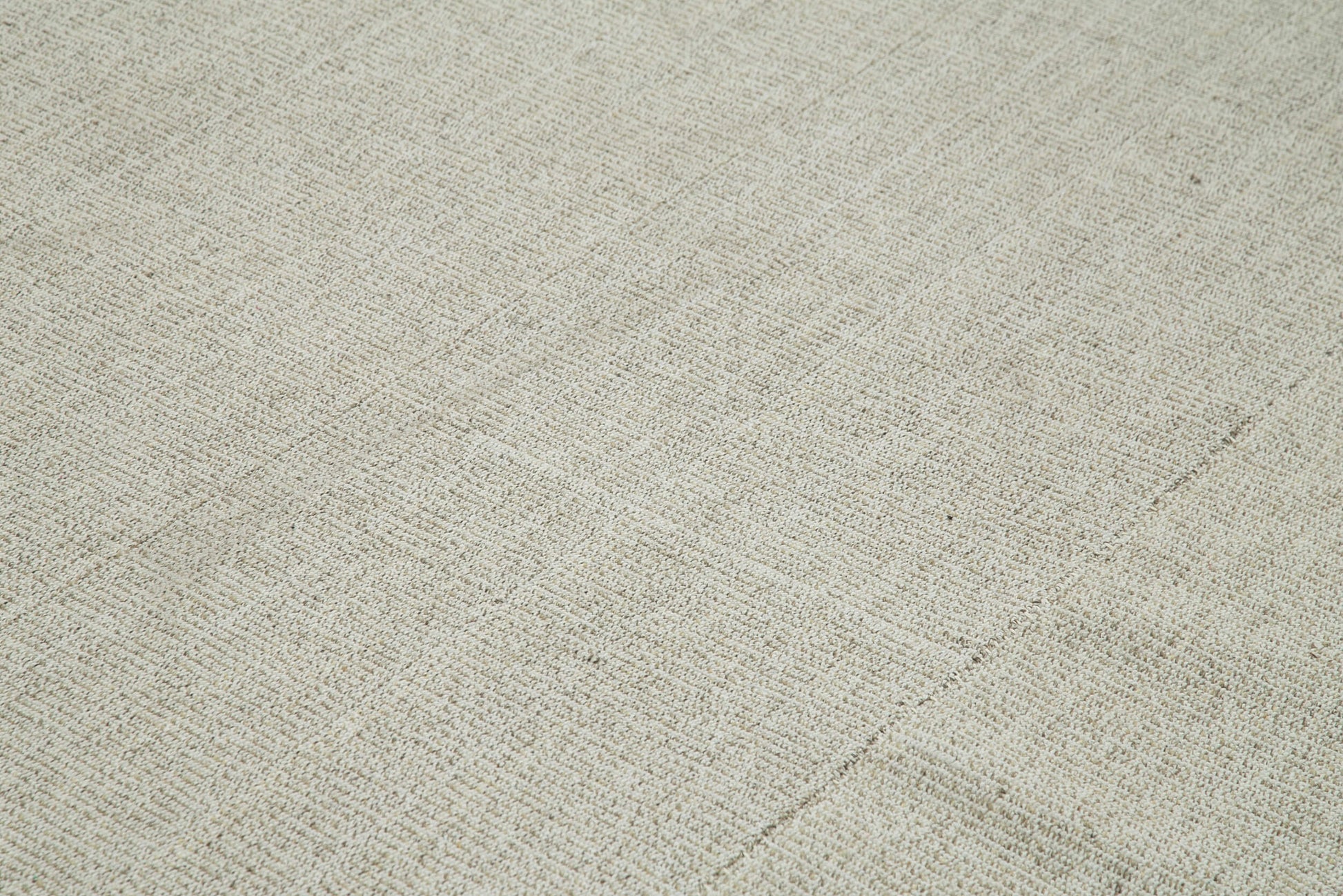 Vintage Flatweave Bej Eskitme Pamuk Yün El Dokuma Halısı 323x440 Agacan