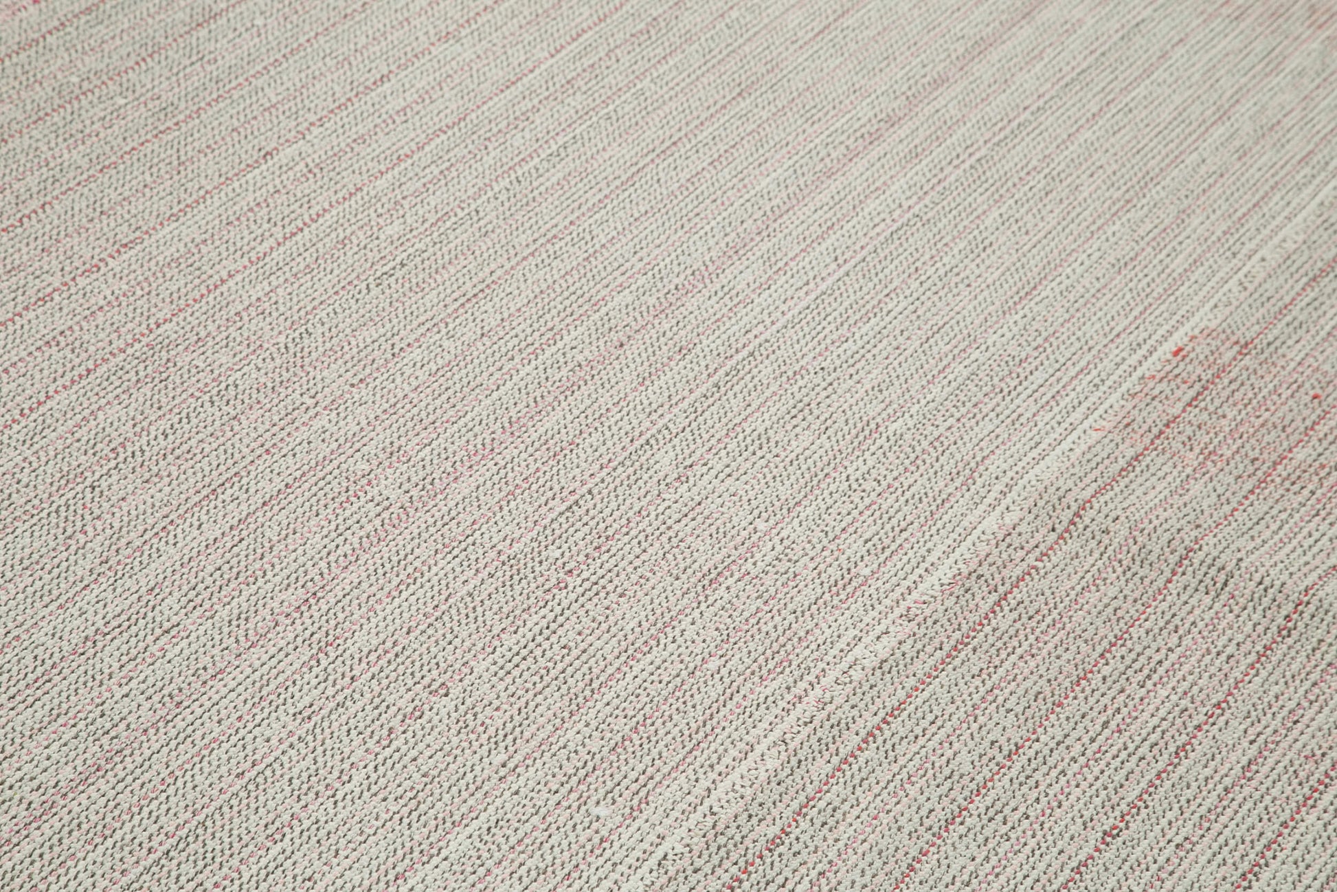 Vintage Flatweave Bej Eskitme Pamuk Yün El Dokuma Halısı 275x365 Agacan