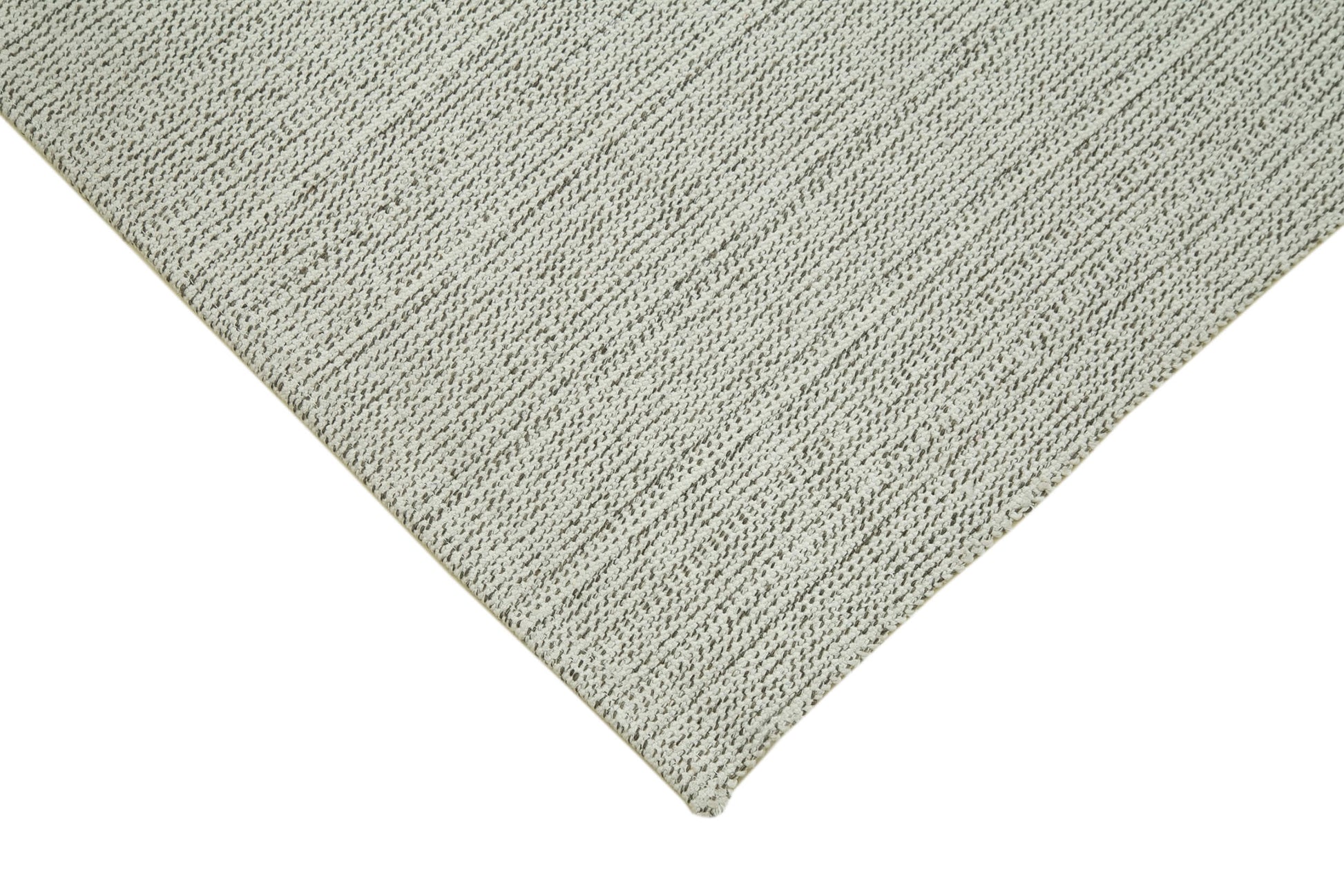 Vintage Flatweave Bej Eskitme Pamuk Yün El Dokuma Halısı 102x236 Agacan