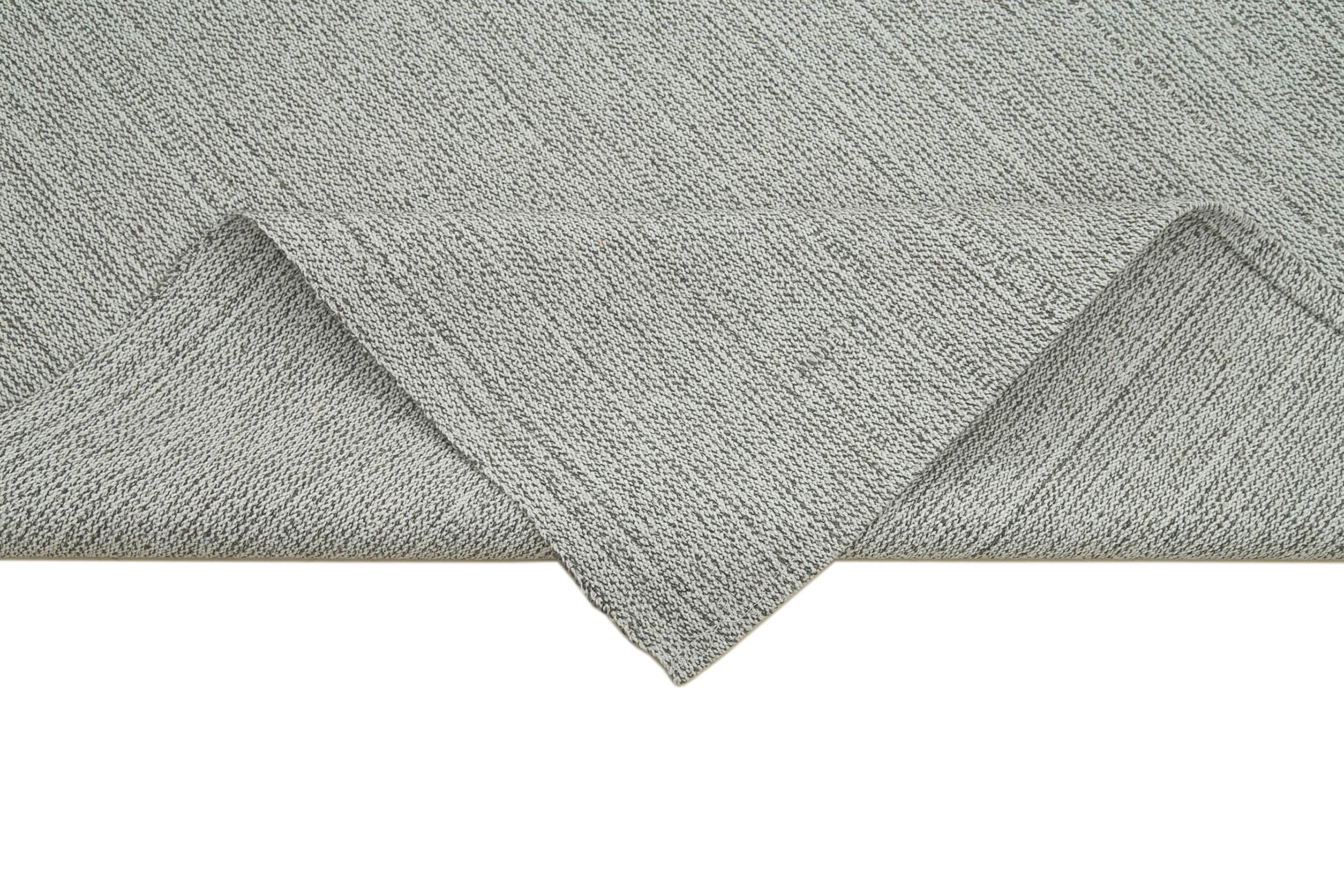 Vintage Flatweave Bej Eskitme Pamuk Yün El Dokuma Halısı 207x307 Agacan