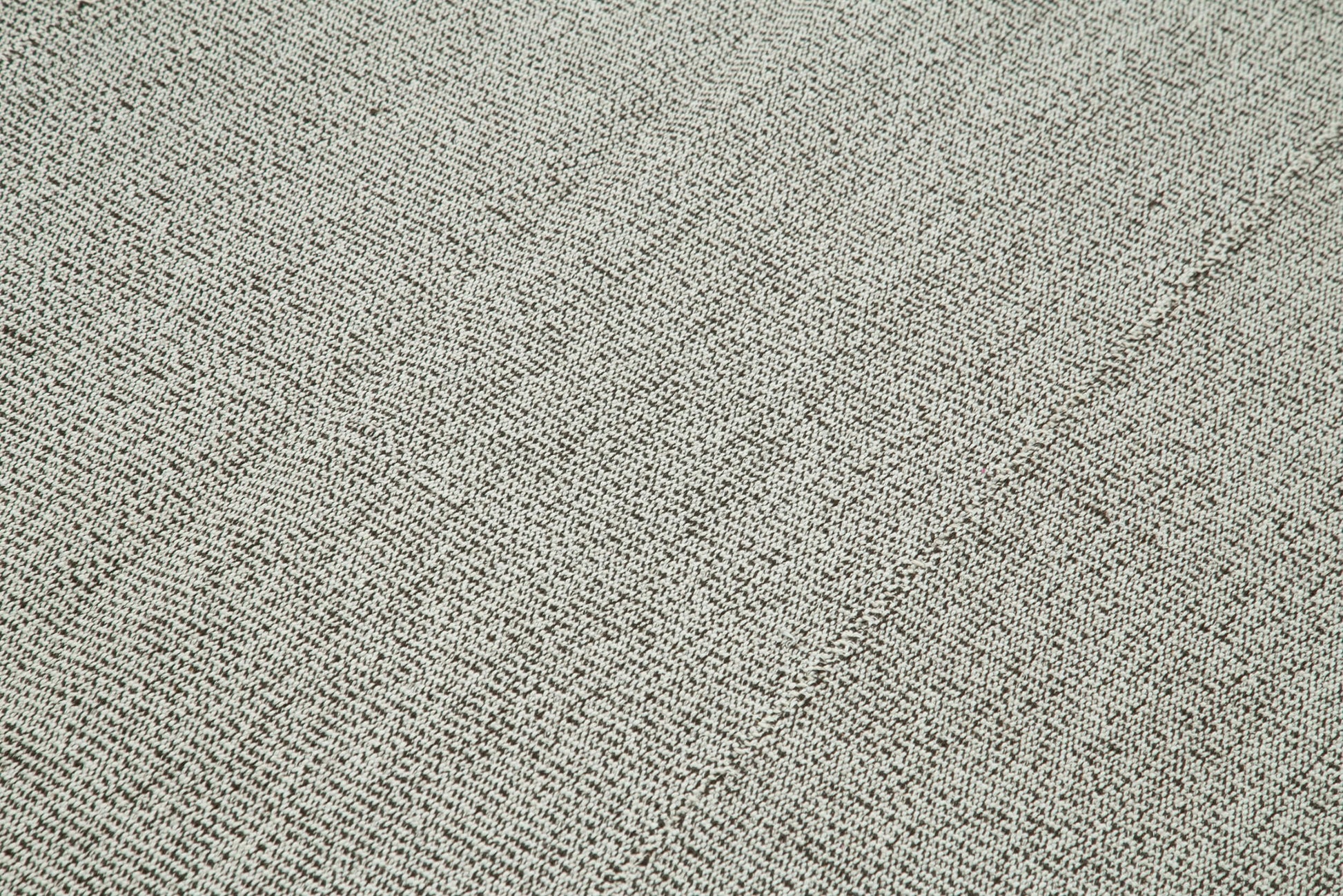 Vintage Flatweave Gri Eskitme Pamuk Yün El Dokuma Halısı 196x273 Agacan