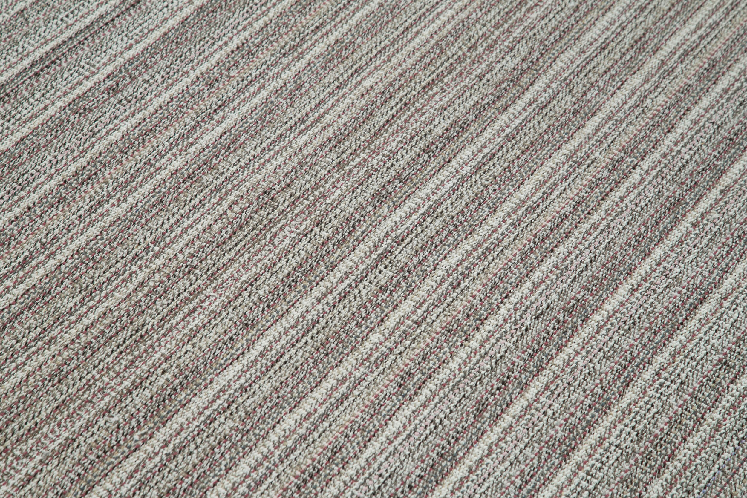 Vintage Flatweave Gri Eskitme Pamuk Yün El Dokuma Halısı 200x322 Agacan