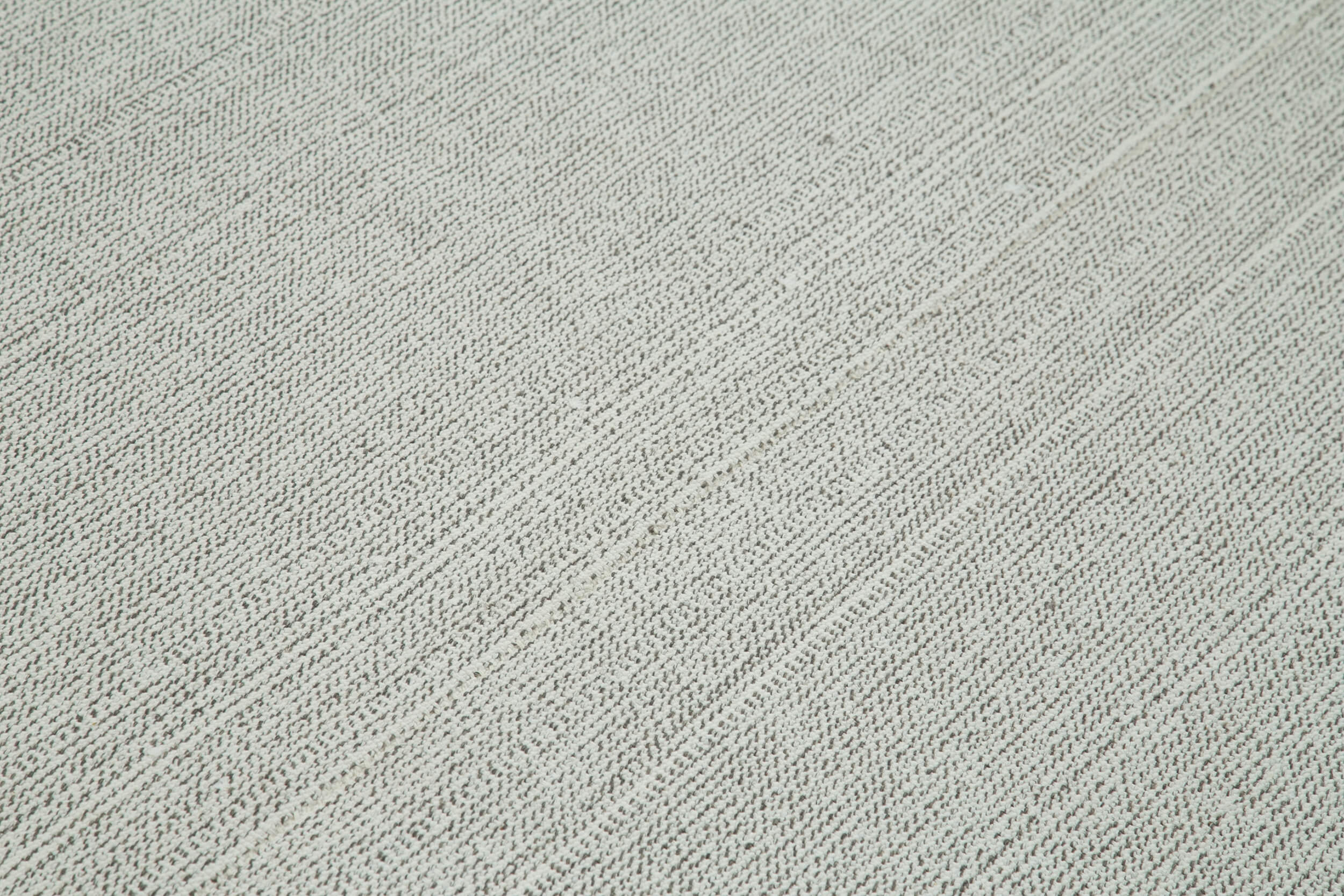 Vintage Flatweave Bej Eskitme Pamuk Yün El Dokuma Halısı 204x296 Agacan